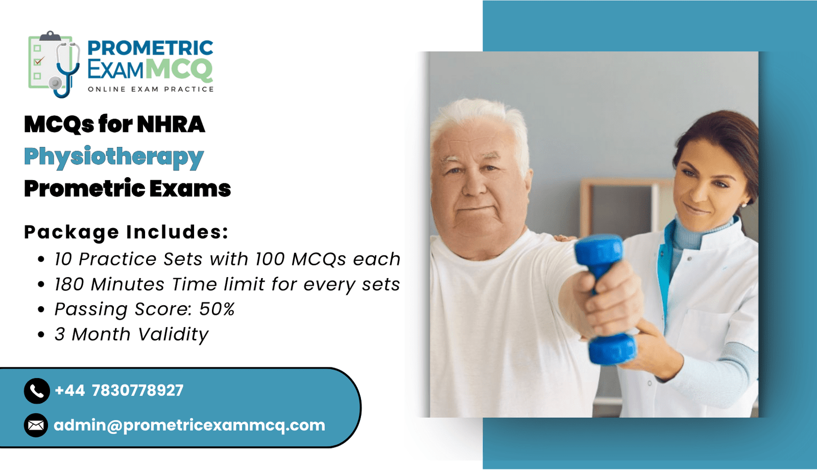 MCQs for NHRA Physiotherapy Prometric Exams